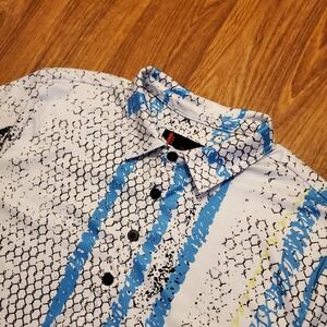 Jamie Sadock Golf Polo Shirt‎ Men XL White Performance Stretch